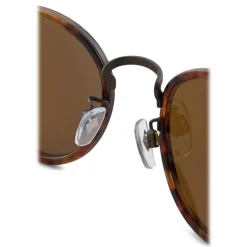 Giorgio Armani - Round Sunglasses - Brown - Sunglasses - Giorgio Armani Eyewear - Avvenice