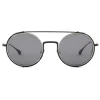 Giorgio Armani - Round Sunglasses - Black - Sunglasses - Giorgio Armani Eyewear - Avvenice