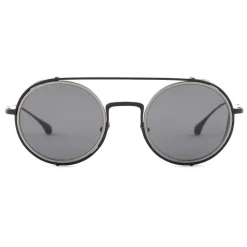Giorgio Armani - Round Sunglasses - Black - Sunglasses - Giorgio Armani Eyewear - Avvenice