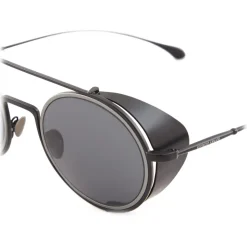 Giorgio Armani - Round Sunglasses - Black - Sunglasses - Giorgio Armani Eyewear - Avvenice