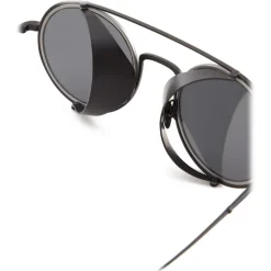 Giorgio Armani - Round Sunglasses - Black - Sunglasses - Giorgio Armani Eyewear - Avvenice