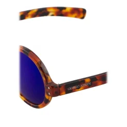 Giorgio Armani - Round Sunglasses - Brown - Sunglasses - Giorgio Armani Eyewear - Avvenice