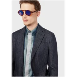 Giorgio Armani - Round Sunglasses - Brown - Sunglasses - Giorgio Armani Eyewear - Avvenice