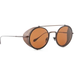Giorgio Armani - Round Sunglasses - Brown - Sunglasses - Giorgio Armani Eyewear - Avvenice
