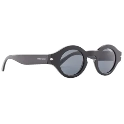 Giorgio Armani - Round Sunglasses - Black - Sunglasses - Giorgio Armani Eyewear - Avvenice