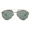 Giorgio Armani - Round Sunglasses - Grey - Sunglasses - Giorgio Armani Eyewear - Avvenice