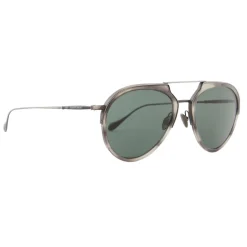 Giorgio Armani - Round Sunglasses - Grey - Sunglasses - Giorgio Armani Eyewear - Avvenice