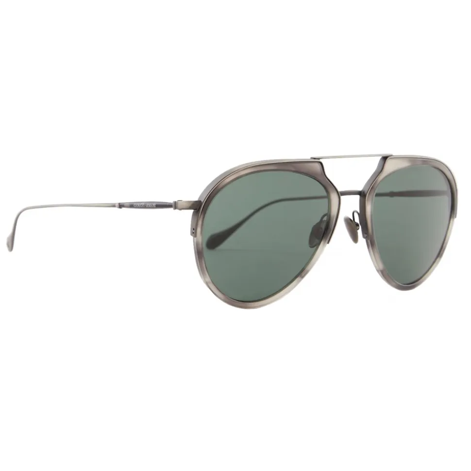 Giorgio Armani - Round Sunglasses - Grey - Sunglasses - Giorgio Armani Eyewear - Avvenice