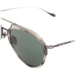 Giorgio Armani - Round Sunglasses - Grey - Sunglasses - Giorgio Armani Eyewear - Avvenice