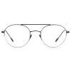 Giorgio Armani - Semi Rim Man Optical Glasses - Black – Optical Glasses - Giorgio Armani Eyewear - Avvenice