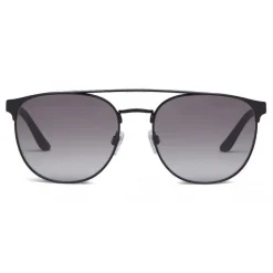 Giorgio Armani - Square Frame Modern Sunglasses - Black - Sunglasses - Giorgio Armani Eyewear - Avvenice