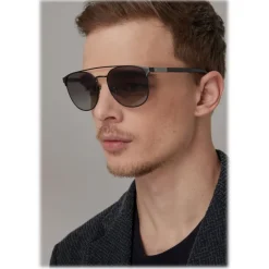 Giorgio Armani - Square Frame Modern Sunglasses - Black - Sunglasses - Giorgio Armani Eyewear - Avvenice