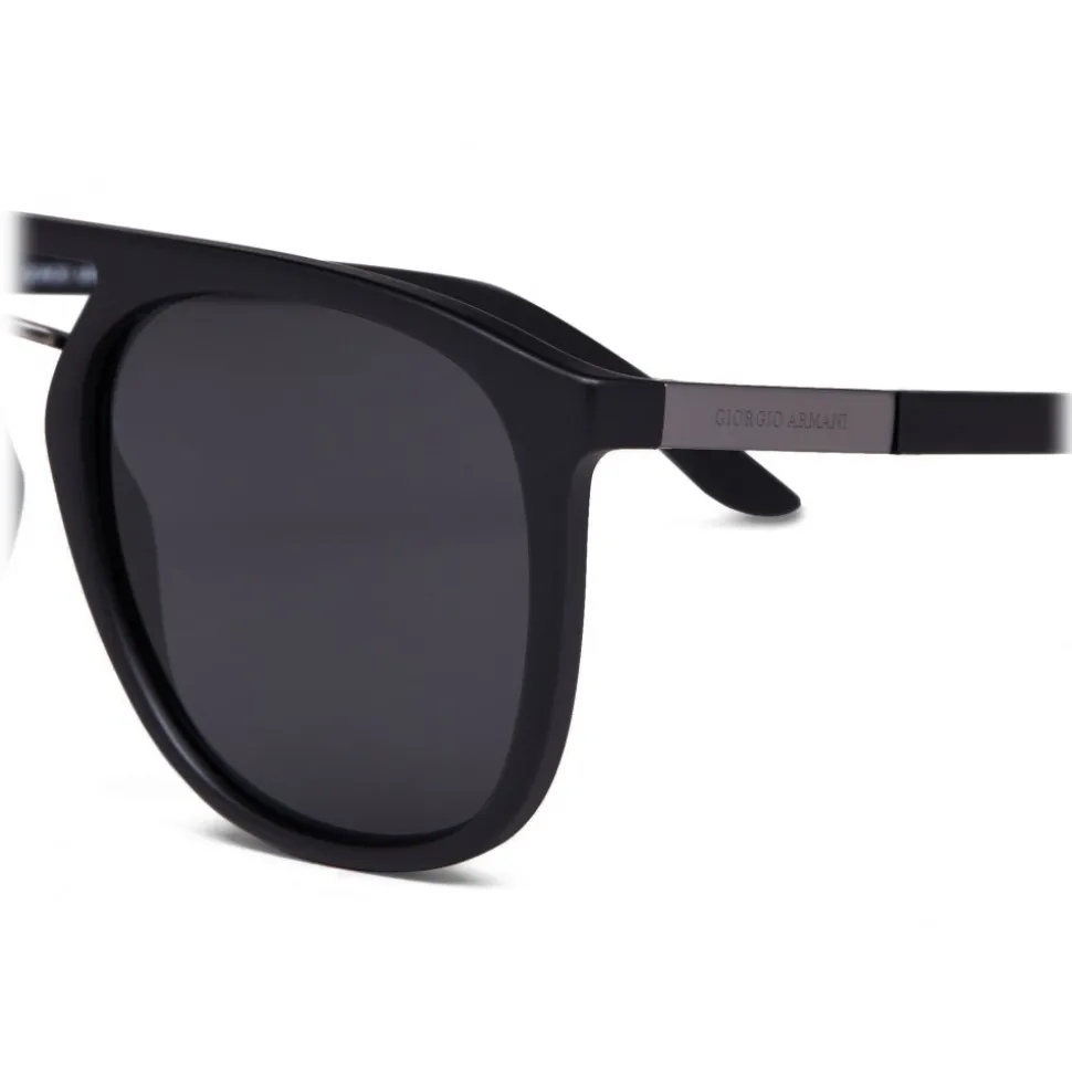 Giorgio Armani - Square Frame Sunglasses - Black - Sunglasses - Giorgio Armani Eyewear - Avvenice