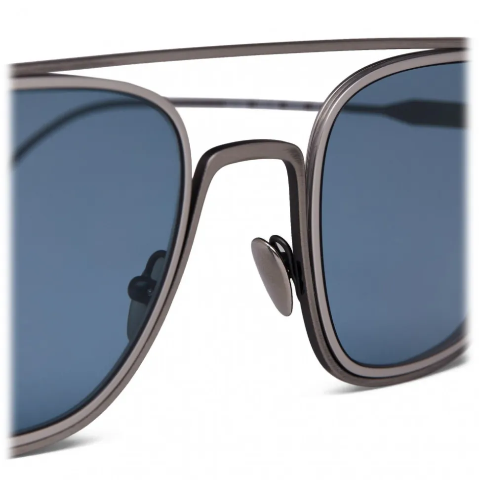 Giorgio Armani - Square Frame Sunglasses - Runway - Blue - Sunglasses - Giorgio Armani Eyewear - Avvenice
