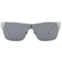Giorgio Armani - Square Mask Sunglasses - Light Grey - Sunglasses - Giorgio Armani Eyewear - Avvenice
