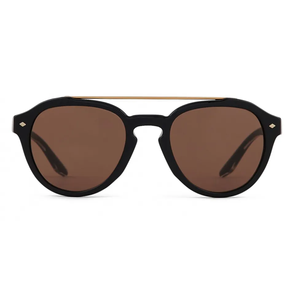Giorgio Armani - Sunglasses - Black and Brown- Sunglasses - Giorgio Armani Eyewear - Avvenice