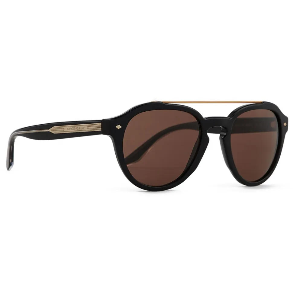 Giorgio Armani - Sunglasses - Black and Brown- Sunglasses - Giorgio Armani Eyewear - Avvenice