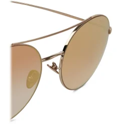 Giorgio Armani - Sunglasses with Round Metal Frame - Pink - Sunglasses - Giorgio Armani Eyewear - Avvenice