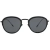 Giorgio Armani - Tech - Metal Sunglasses in Metal and Acetate - Black - Sunglasses - Giorgio Armani Eyewear - Avvenice