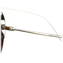 Giorgio Armani - Tech - Metal Sunglasses in Metal and Acetate - Brown - Sunglasses - Giorgio Armani Eyewear - Avvenice