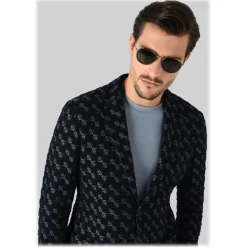 Giorgio Armani - Tech - Metal Sunglasses in Metal and Acetate - Brown - Sunglasses - Giorgio Armani Eyewear - Avvenice