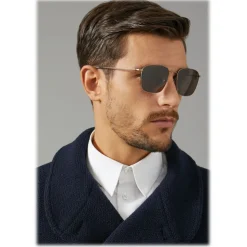 Giorgio Armani - Timeless - Sunglasses with Metal Frame - Brown - Sunglasses - Giorgio Armani Eyewear - Avvenice