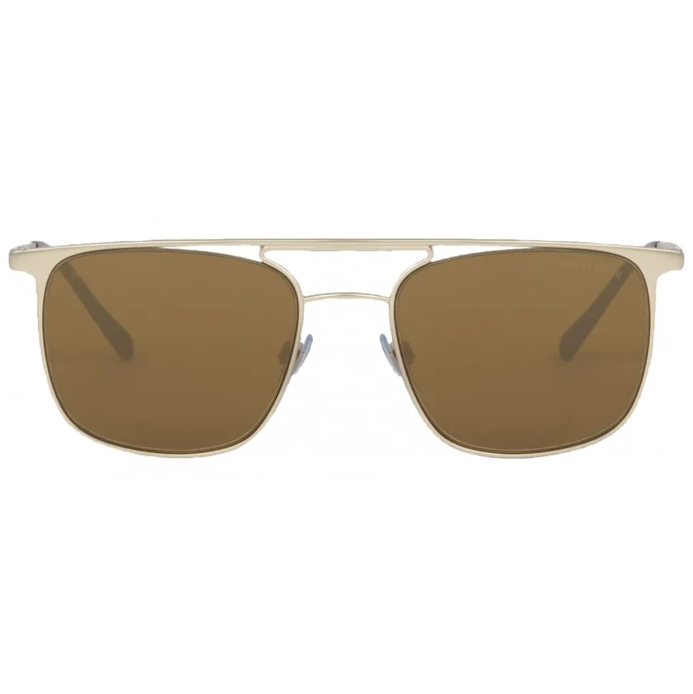 Giorgio Armani - Timeless - Sunglasses with Metal Frame - Brown - Sunglasses - Giorgio Armani Eyewear - Avvenice