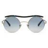 Giorgio Armani - Wavy Catwalk - Sunglasses with Corrugated Tubular - Silver - Sunglasses - Giorgio Armani Eyewear - Avvenice