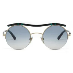 Giorgio Armani - Wavy Catwalk - Sunglasses with Corrugated Tubular - Silver - Sunglasses - Giorgio Armani Eyewear - Avvenice