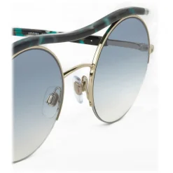 Giorgio Armani - Wavy Catwalk - Sunglasses with Corrugated Tubular - Silver - Sunglasses - Giorgio Armani Eyewear - Avvenice