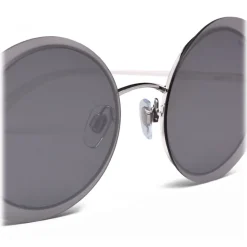 Giorgio Armani - Womenswear - Metal Round Frame Sunglasses - Graphite - Sunglasses - Giorgio Armani Eyewear - Avvenice