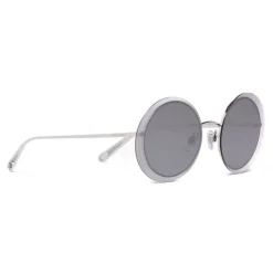 Giorgio Armani - Womenswear - Metal Round Frame Sunglasses - Graphite - Sunglasses - Giorgio Armani Eyewear - Avvenice