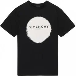 Givenchy - Black and White Cotton Logo Print T-Shirt - Givenchy Exclusive Luxury Collection - Avvenice