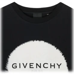 Givenchy - Black and White Cotton Logo Print T-Shirt - Givenchy Exclusive Luxury Collection - Avvenice