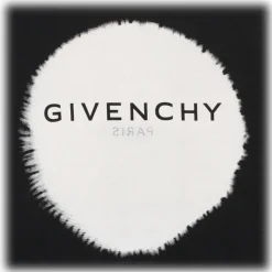 Givenchy - Black and White Cotton Logo Print T-Shirt - Givenchy Exclusive Luxury Collection - Avvenice