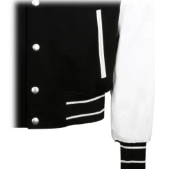 Givenchy - Black and White Bomber Jacket - Givenchy Exclusive Luxury Collection - Avvenice