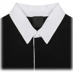 Givenchy - Black and White Cotton Polo Shirt - Givenchy Exclusive Luxury Collection - Avvenice