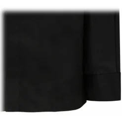 Givenchy - Black Cotton Collar Detail Shirt - Givenchy Exclusive Luxury Collection - Avvenice