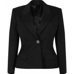 Givenchy - Black 4G Blazer - Givenchy Exclusive Luxury Collection - Avvenice
