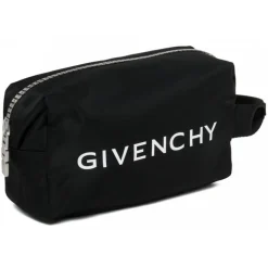 Givenchy - Black G-Zip Toilet Pouch - Givenchy Exclusive Luxury Collection - Avvenice