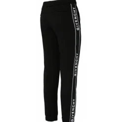 Givenchy - Black Jersey Logo Bands Joggers - Givenchy Exclusive Luxury Collection - Avvenice