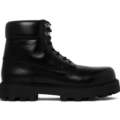 Givenchy - Black Leather Workboots - Givenchy Exclusive Luxury Collection - Avvenice