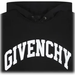 Givenchy - Black Lettering Logo Hoodie - Givenchy Exclusive Luxury Collection - Avvenice