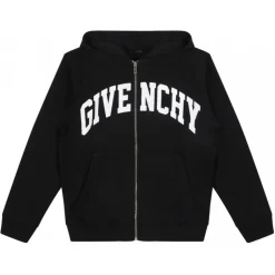 Givenchy - Black Lettering Logo Hoodie - Givenchy Exclusive Luxury Collection - Avvenice