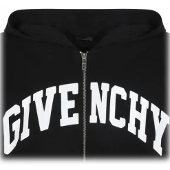 Givenchy - Black Lettering Logo Hoodie - Givenchy Exclusive Luxury Collection - Avvenice