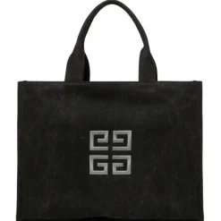 Givenchy - Black Logo Embroidered Tote Bag - Givenchy Exclusive Luxury Collection - Avvenice