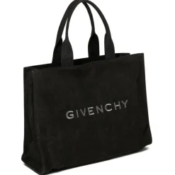 Givenchy - Black Logo Embroidered Tote Bag - Givenchy Exclusive Luxury Collection - Avvenice