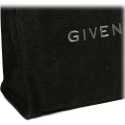 Givenchy - Black Logo Embroidered Tote Bag - Givenchy Exclusive Luxury Collection - Avvenice