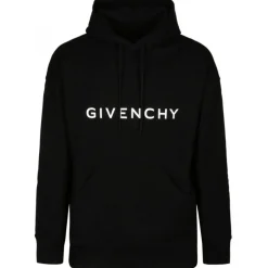 Givenchy - Black Logo Print Hoodie - Givenchy Exclusive Luxury Collection - Avvenice