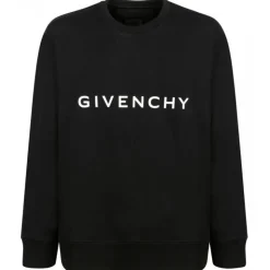 Givenchy - Black Logo Print Sweatshirt - Givenchy Exclusive Luxury Collection - Avvenice